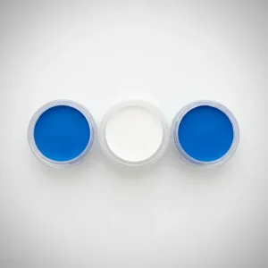 Maquillaje Artístico Argentina Celeste Y Blanco X3